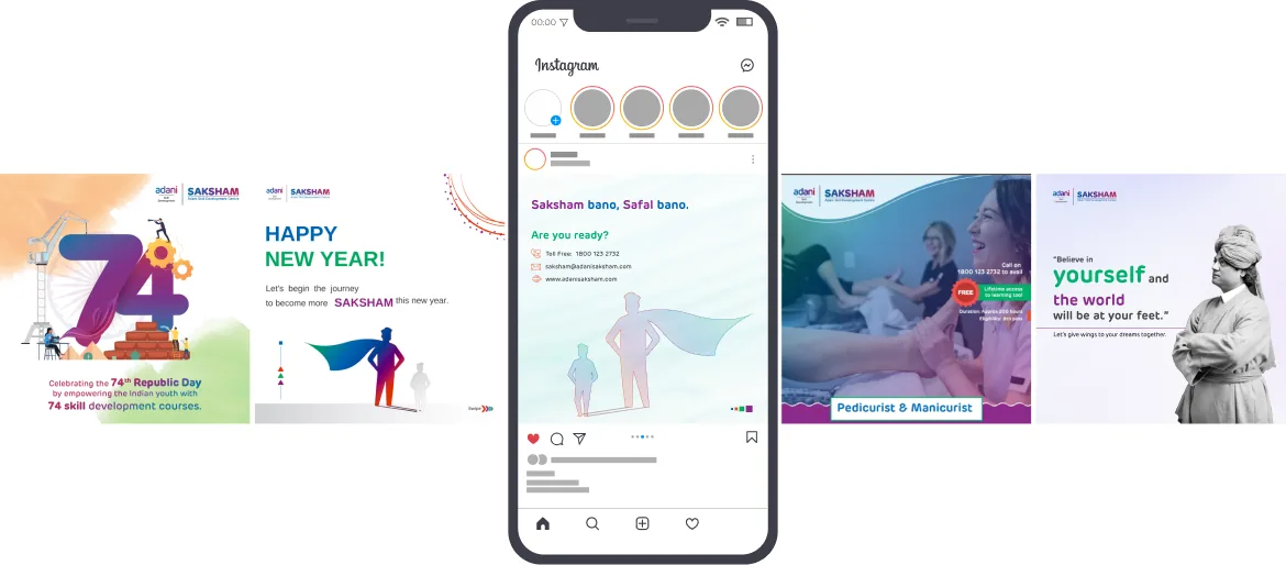 Swabhiman social media creatives