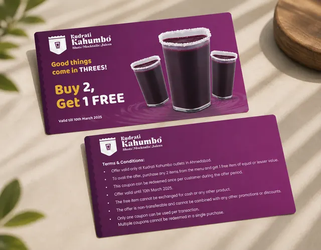 Kudrati Kahumbo coupon card