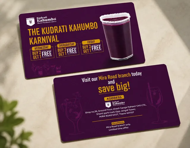 Kudrati Kahumbo offer card