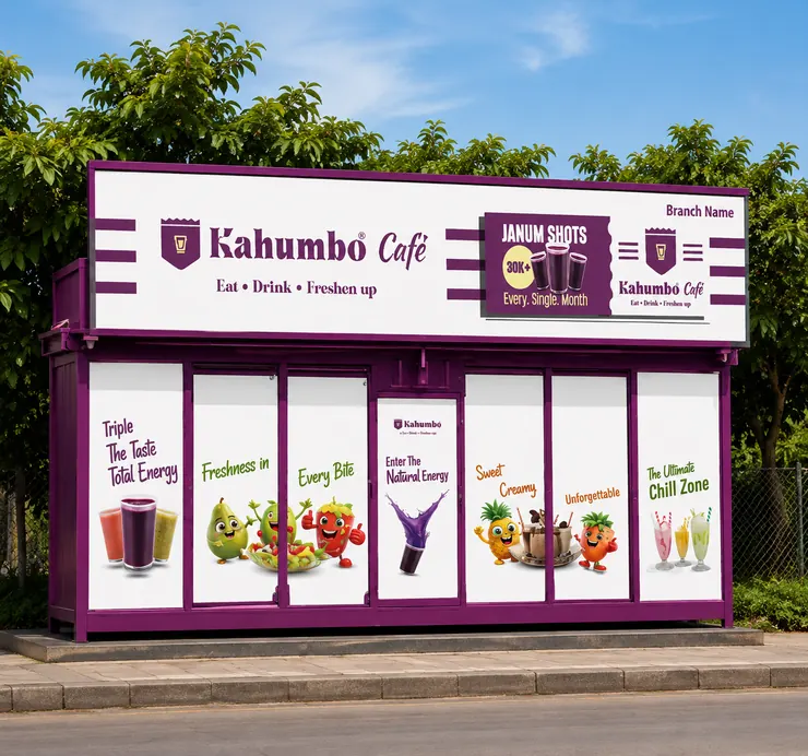 Kudrati Kahumbo door hoardings