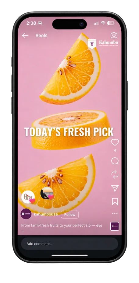Kudrati Kahumbo Instagram reel