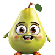 Pear mascot