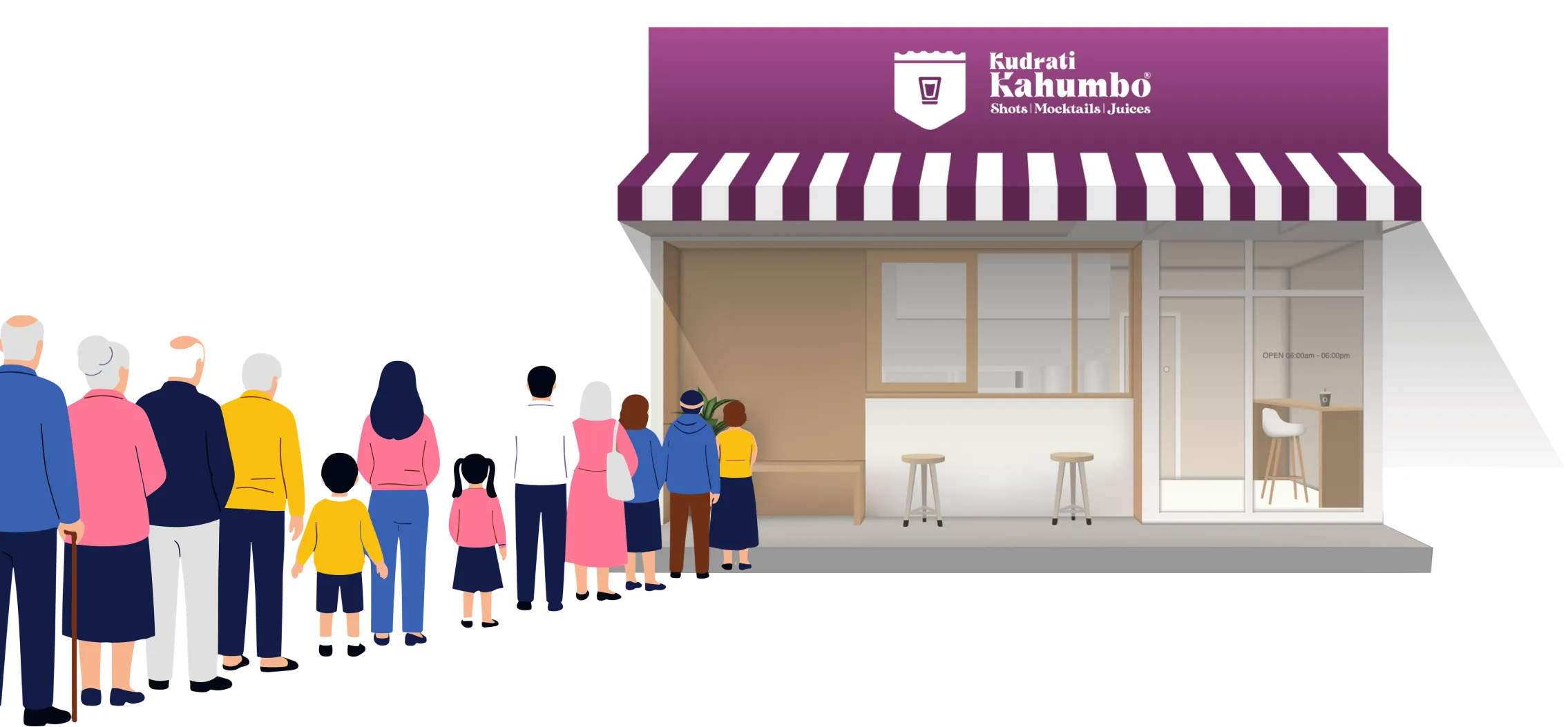A Kudrati Kahumbo franchise storefront