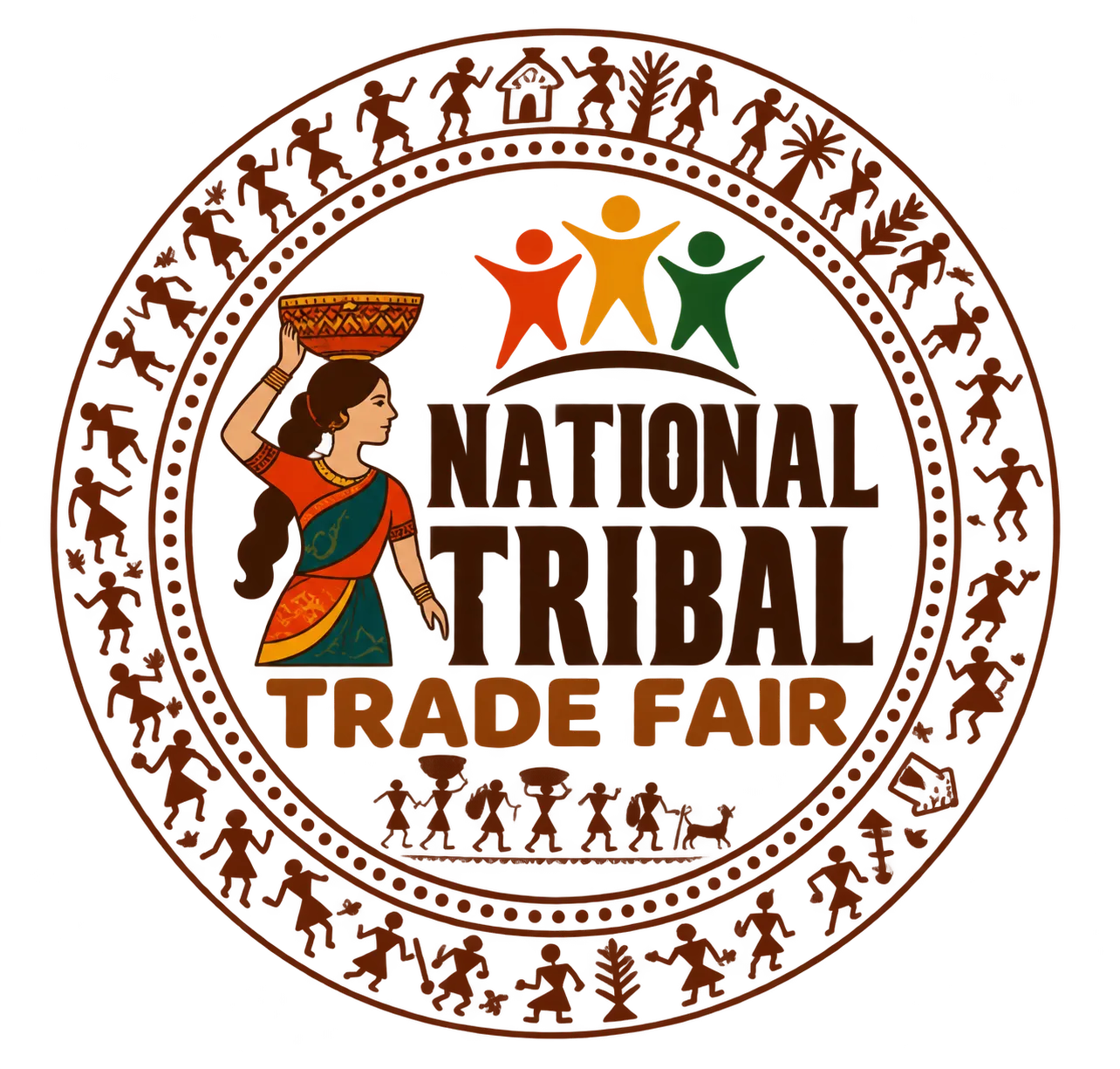 The National Tribal Trade Fair emblem used across the Sparsh Knowledge Centre annual report