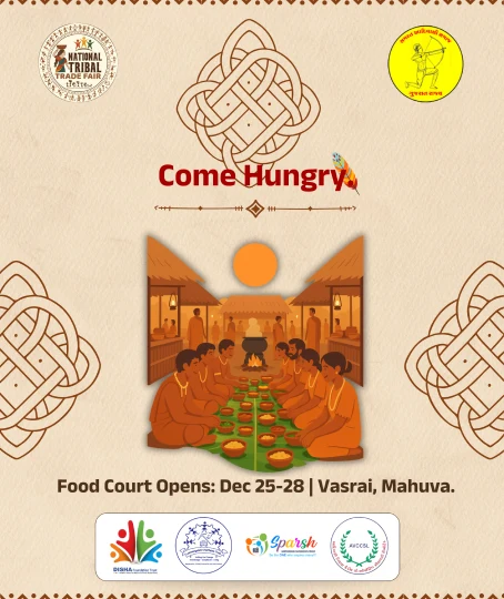 Come Hungry. Food court opens Dec 25-28, Vasrai, Mahuva
