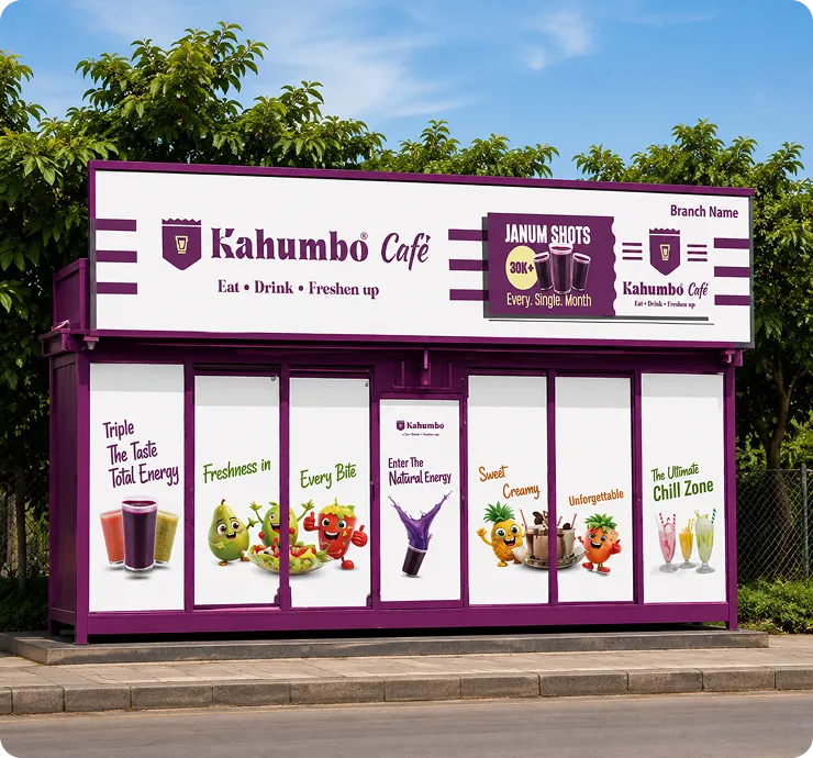 Kudrati Kahumbo window hoardings
