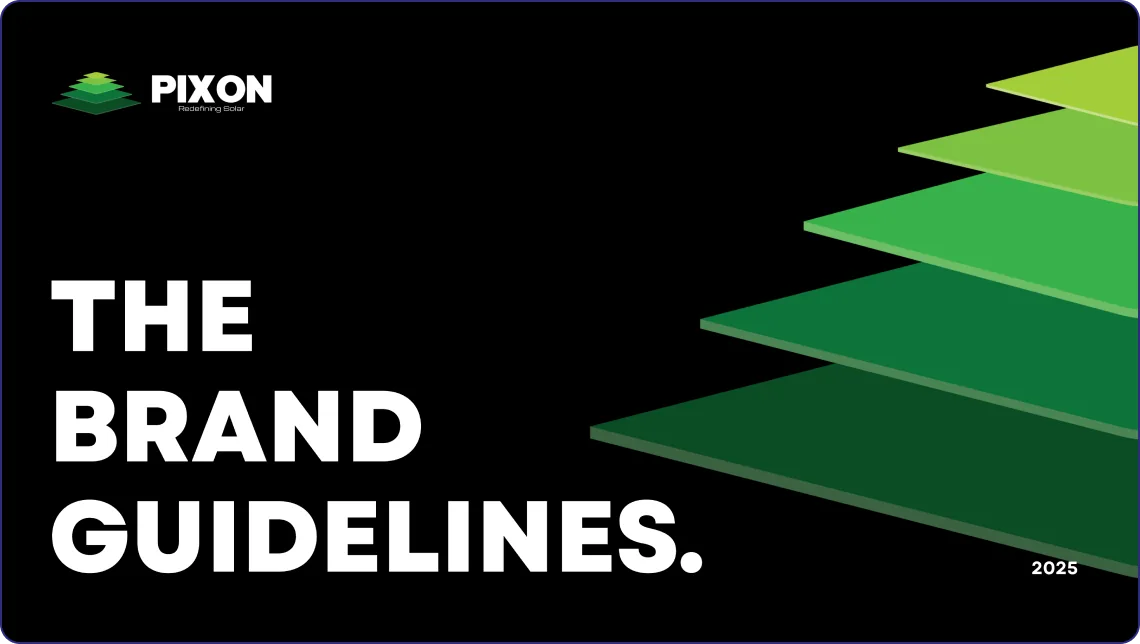 PIXON brand guidelines — cover