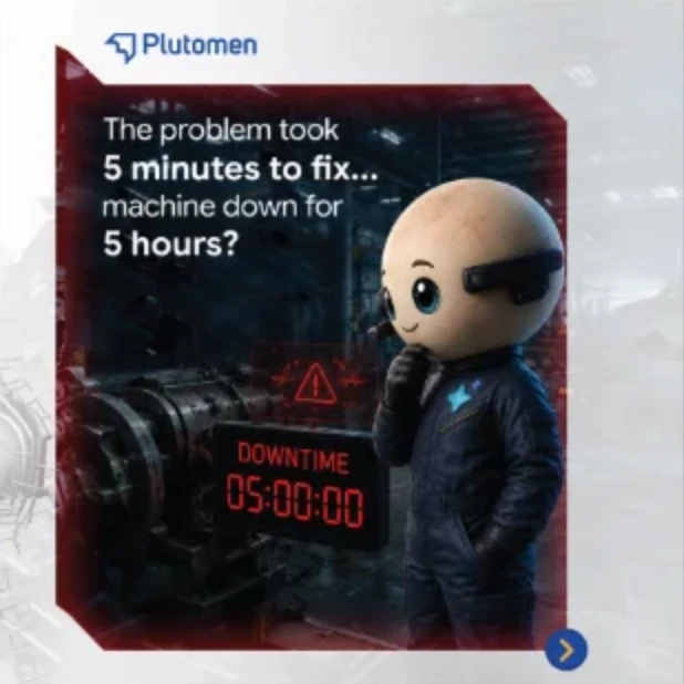 Plutomen mascot post - a five-minute fix that cost five hours of downtime