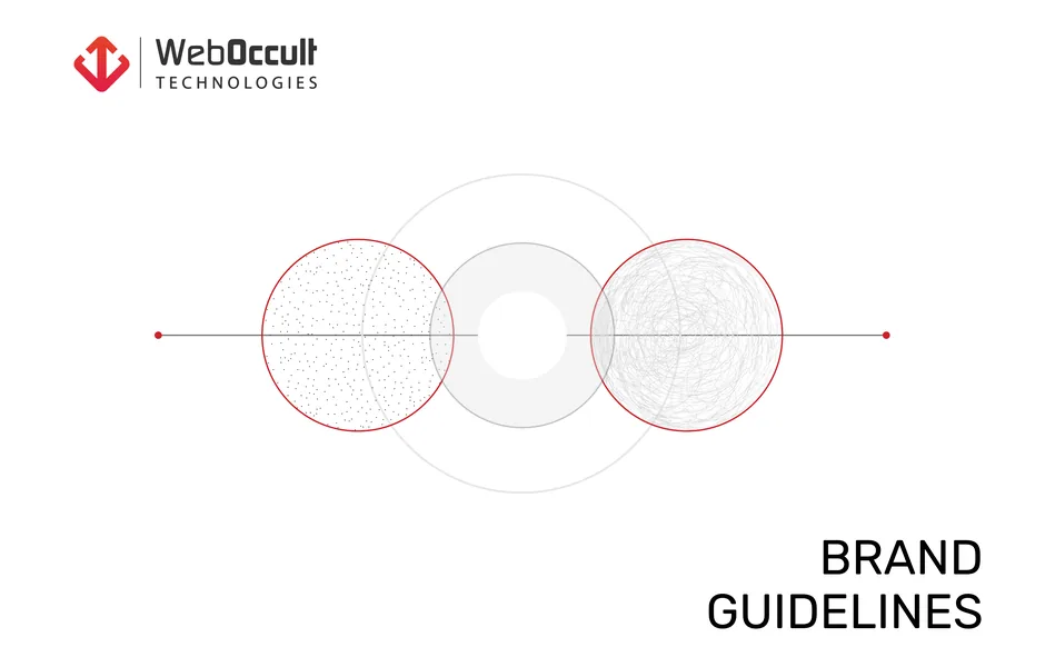 WebOccult brand guidelines — cover