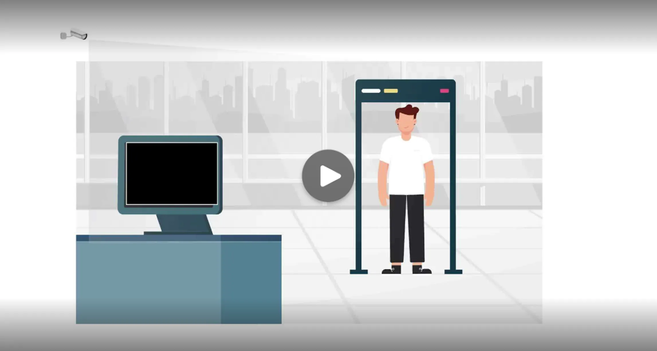A still from the Face Recognition film