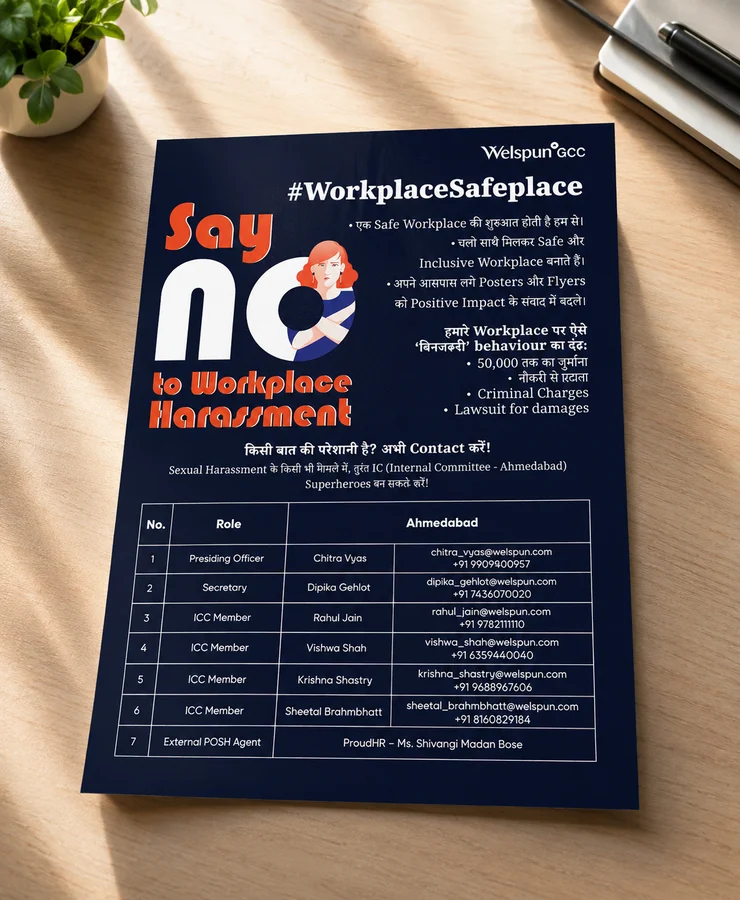 The workplace safety flyer