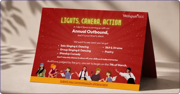 A Welspun invitation