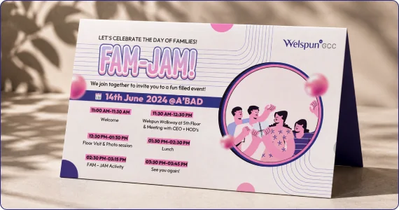 A Welspun invitation
