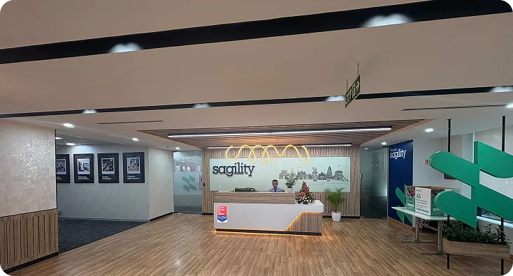Sagility office branding
