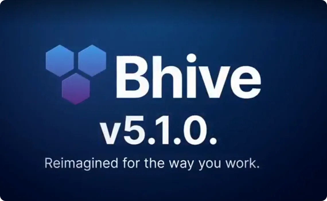 Bhive v5.1.0 product showcase video
