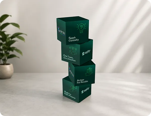 Xcelerate merchandise totem