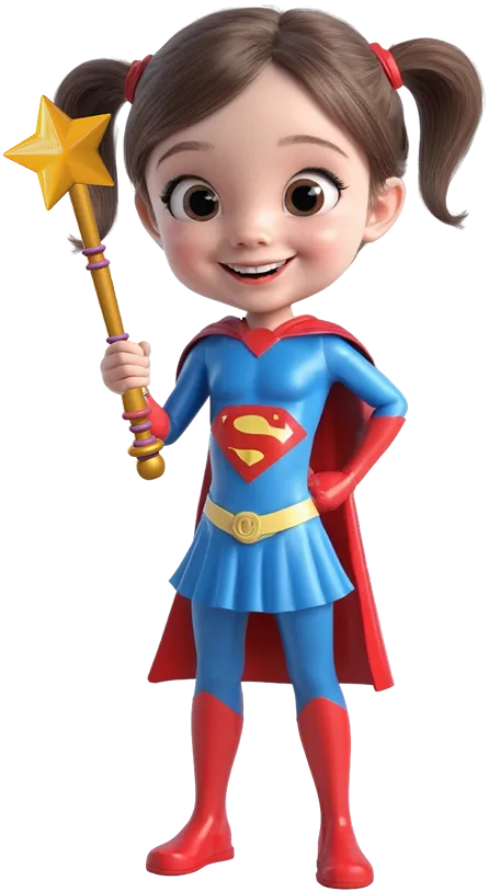 Sparrk girl mascot