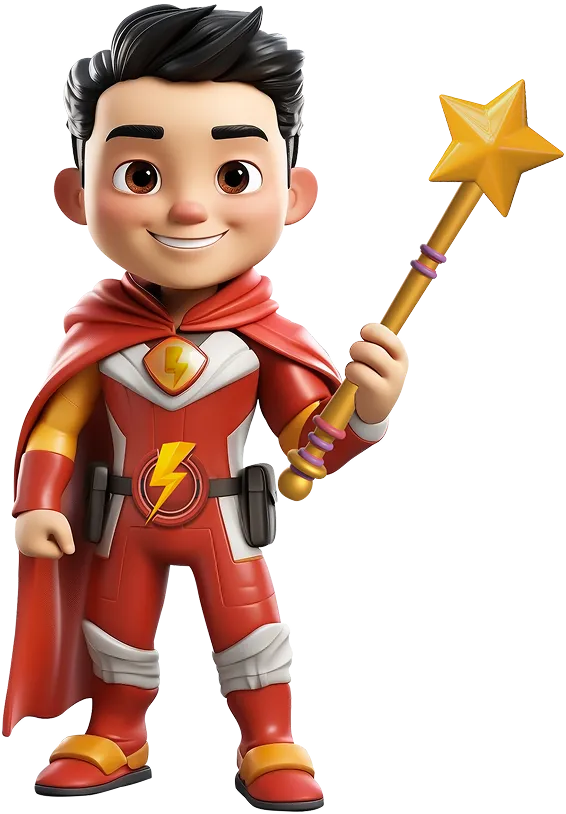 Sparrk boy mascot
