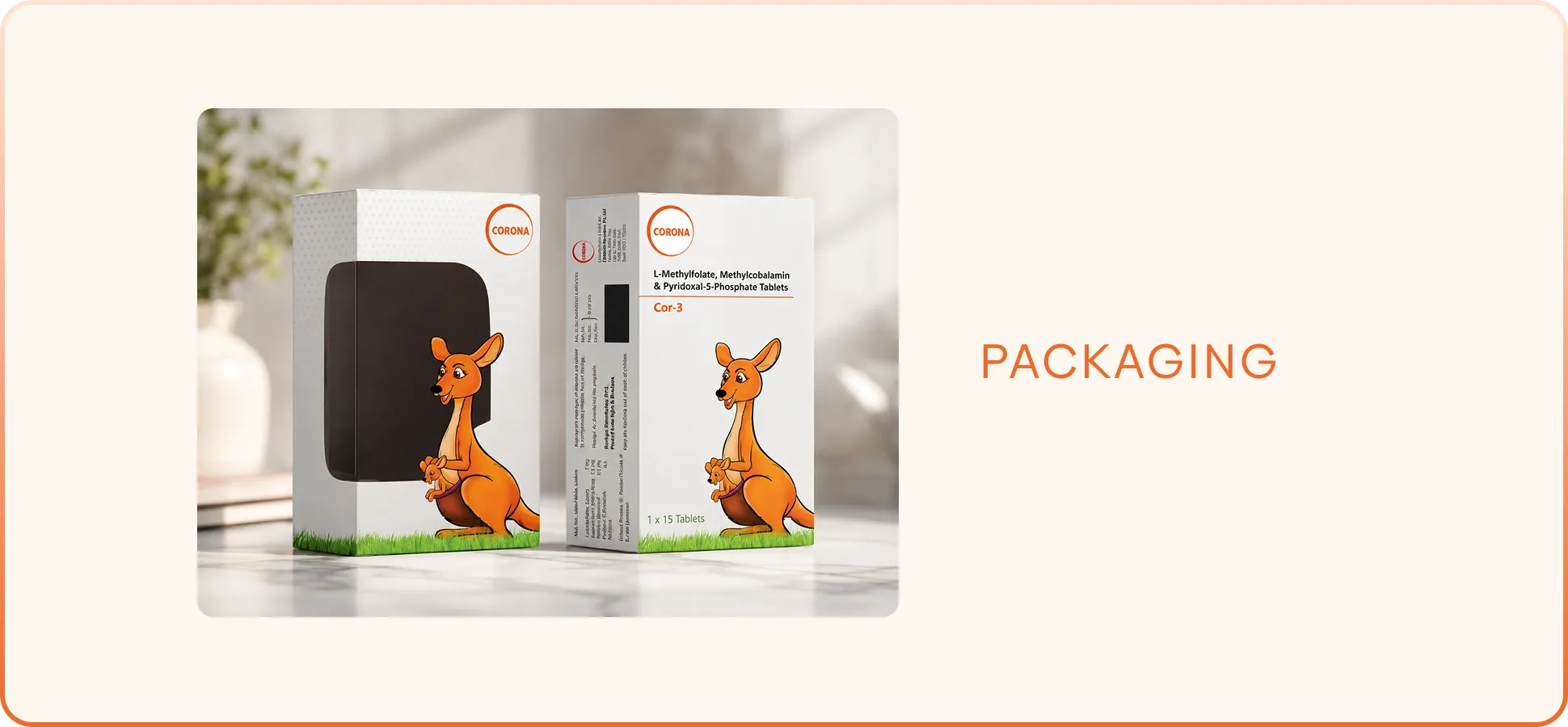 Packaging — Foli on the COR-3 pack