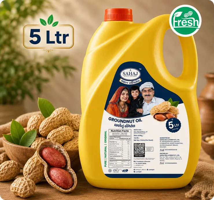 Sahaj groundnut oil — 5 Ltr jar