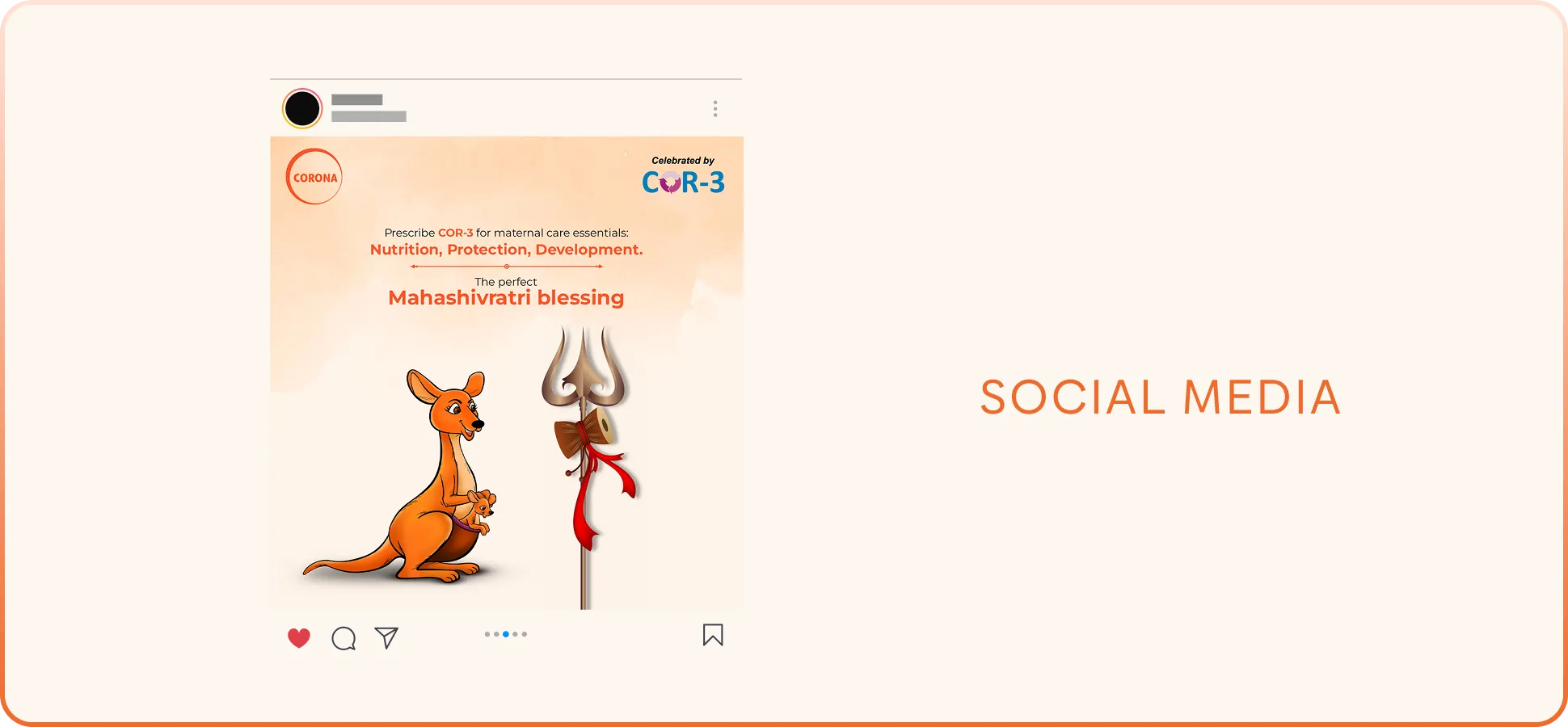 Social media — Foli across COR-3 posts